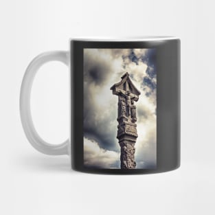 Crucifix and clouds Mug